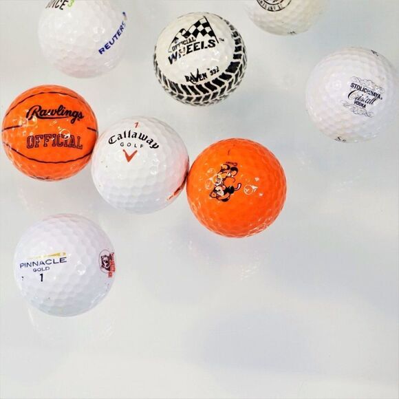 Collectible Golf Balls Stolichnaya Vodka Racing Wheels Disney Big Bertha Reuters - Picture 3 of 11